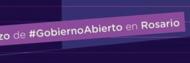 Banner promoción Marzo de Gobierno Abierto en Rosario